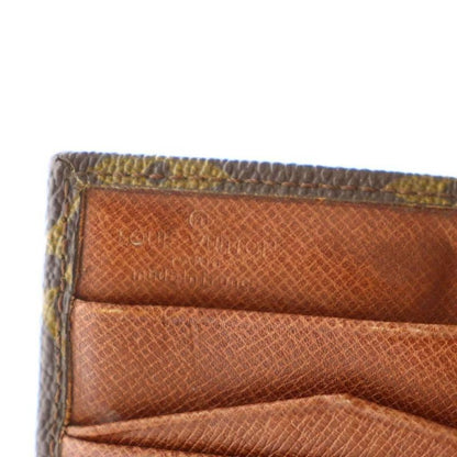 Louis Vuitton Porte Monnaiebier Wallet Trifold Coin Purse Monogram Pattern