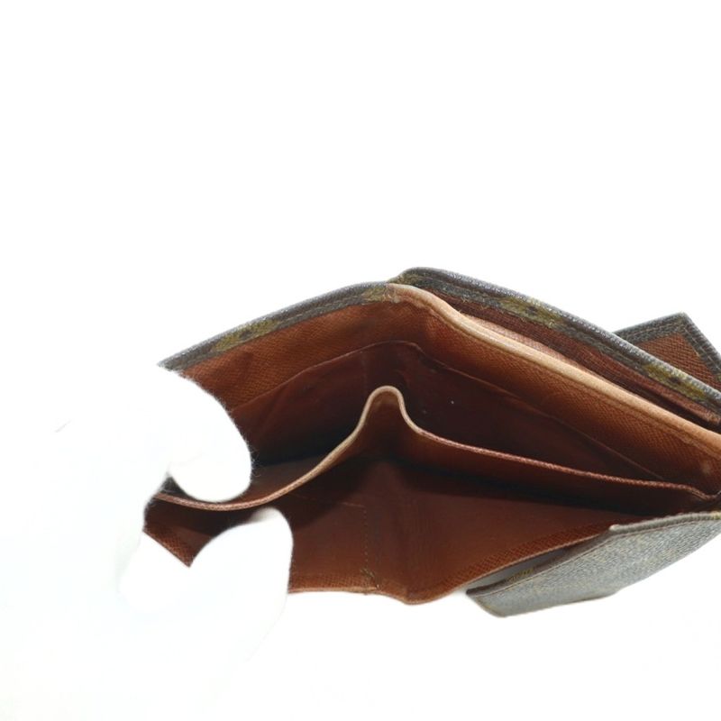 Louis Vuitton Porte Monnaiebier Wallet Trifold Coin Purse Monogram Pattern