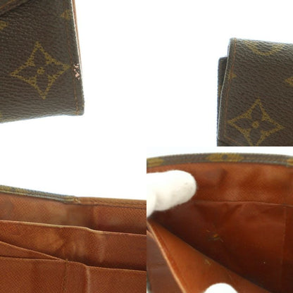 Louis Vuitton Porte Monnaiebier Wallet Trifold Coin Purse Monogram Pattern