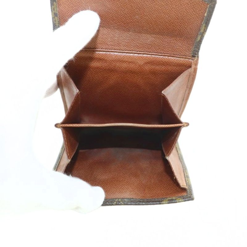 Louis Vuitton Porte Monnaiebier Wallet Trifold Coin Purse Monogram Pattern