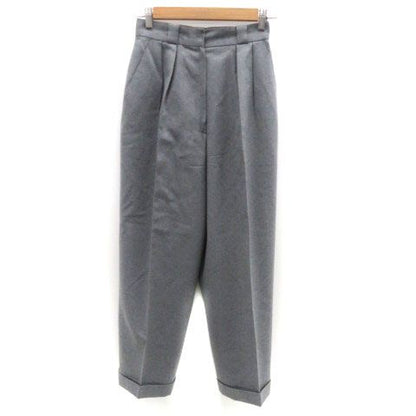 Christian DIOR Wide Tapered Pants Ankle Length Roll Up M Grey HO19 - GY53