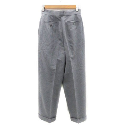 Christian DIOR Wide Tapered Pants Ankle Length Roll Up M Grey HO19 - GY53