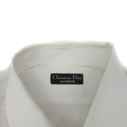 Christian DIOR Monsieur Shirt Y Shirt Long Sleeve Striped White YS13 - GY53