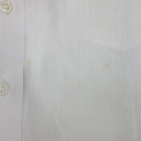 Christian DIOR Monsieur Shirt Y Shirt Long Sleeve Striped White YS13 - GY53