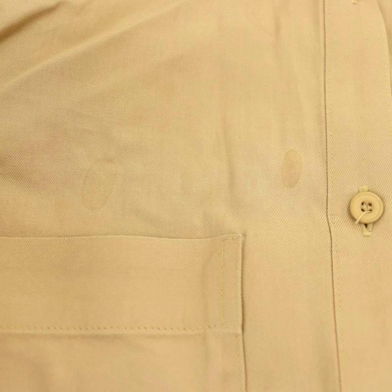 Christian DIOR Sports Vintage Logo Shirt S Beige DF - GY53