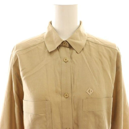 Christian DIOR Sports Vintage Logo Shirt S Beige DF - GY53
