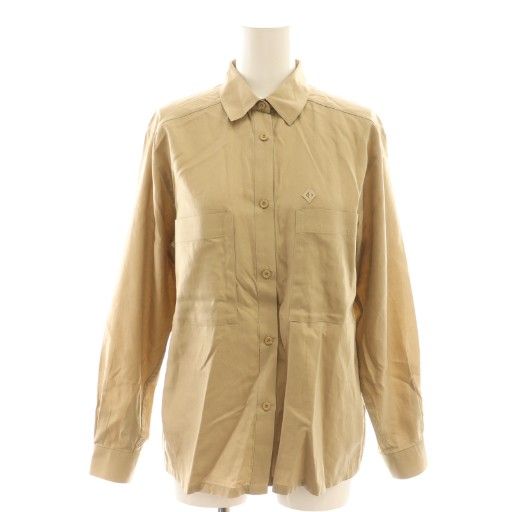 Christian DIOR Sports Vintage Logo Shirt S Beige DF - GY53