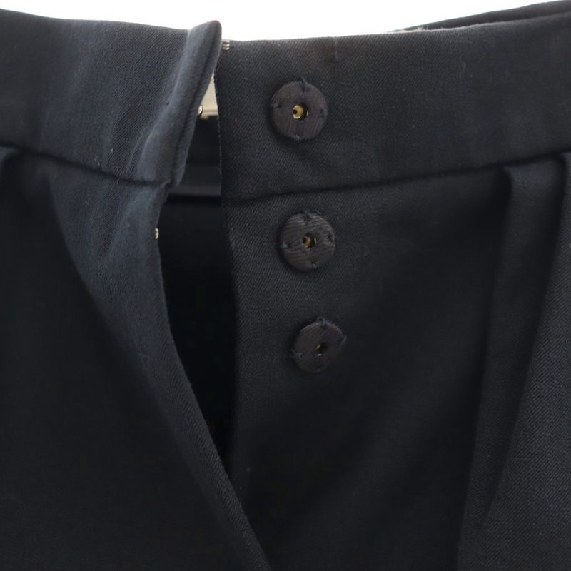 Prada Flared Skirt Knee Length 42 Dark Navy DF - GY57