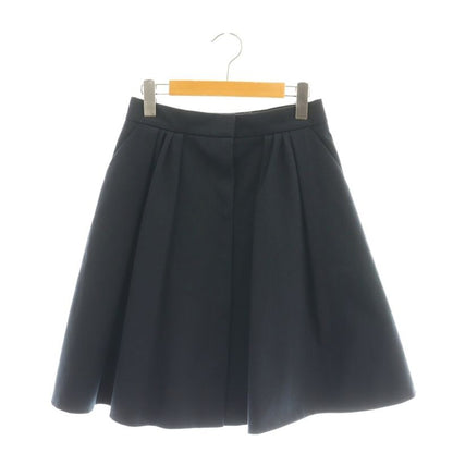 Prada Flared Skirt Knee Length 42 Dark Navy DF - GY57