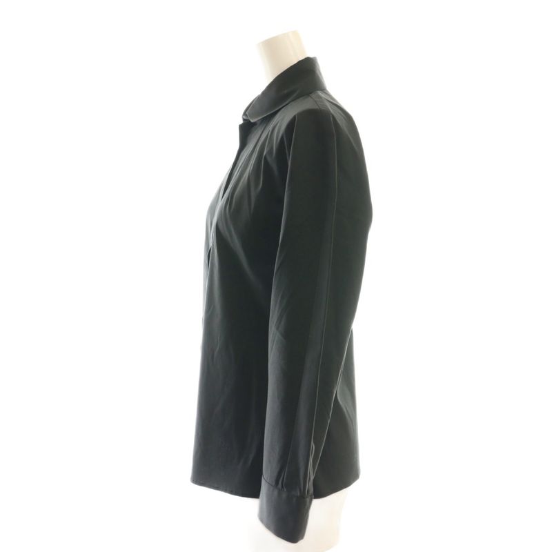 Fendi Shirt Blouse Long Sleeves 40 Black DF - GY57