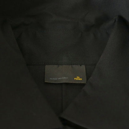 Fendi Shirt Blouse Long Sleeves 40 Black DF - GY57