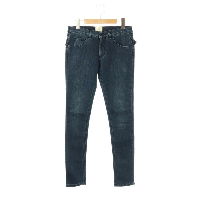 Fendi Kids Denim Pants Jeans Zipper Fly Cotton 12A Navy Blue NR - GY57