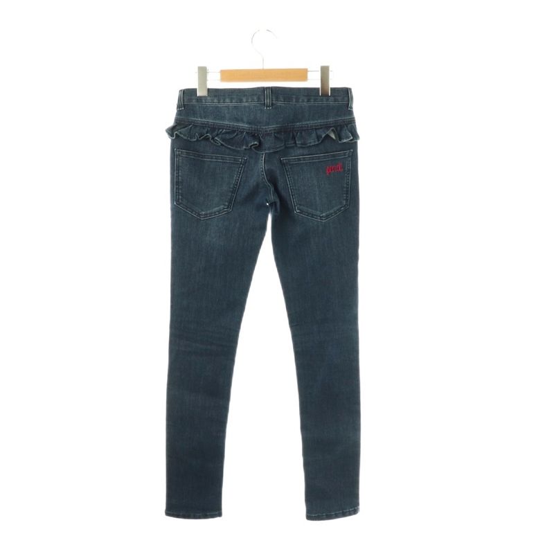 Fendi Kids Denim Pants Jeans Zipper Fly Cotton 12A Navy Blue NR - GY57