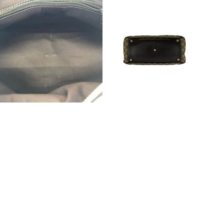 Gucci Horsebit Beige Brown GG Canvas Bamboo 159399 Handbag Shoulder Bag Women