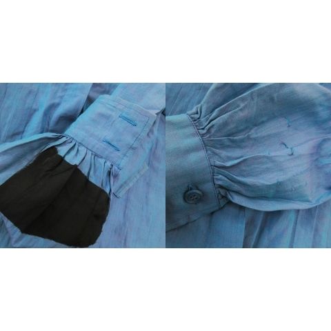 Christian DIOR Pret-a-porter Wing Collar Shirt Long Sleeves Bow Tie Ribbon