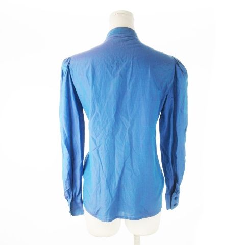 Christian DIOR Pret-a-porter Wing Collar Shirt Long Sleeves Bow Tie Ribbon