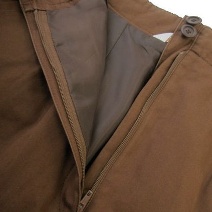 Christian DIOR Sports Miniskirt Cotton Tight One Point Golf S Brown AO14 - GY18