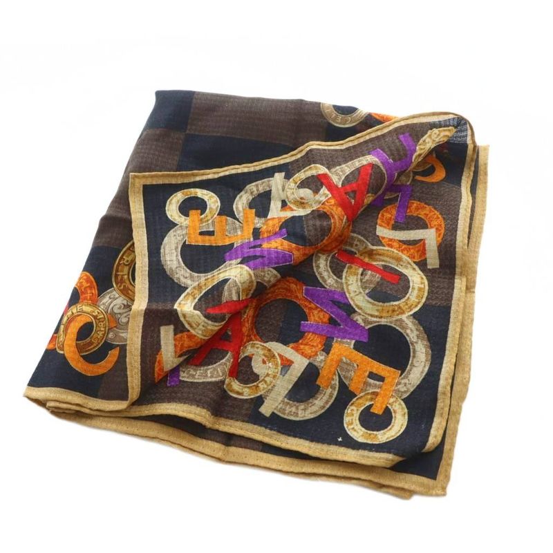 Celine Handkerchief Scarf All Over Logo Multicolor - GY18 MQ