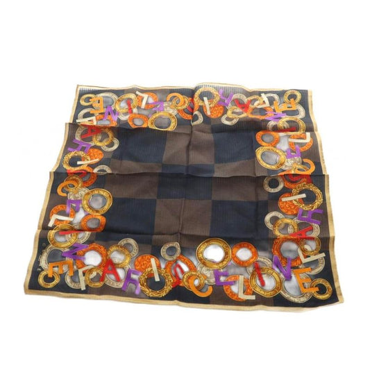 Celine Handkerchief Scarf All Over Logo Multicolor - GY18 MQ