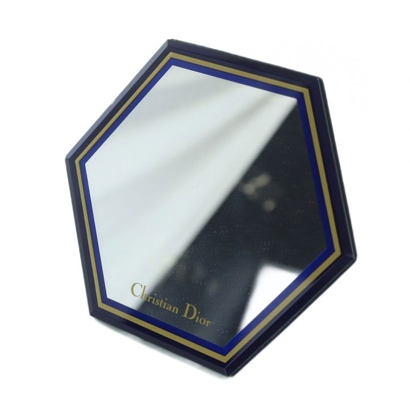 Christian DIOR Mirror Stand Logo Mirror Navy - GY99 MQ