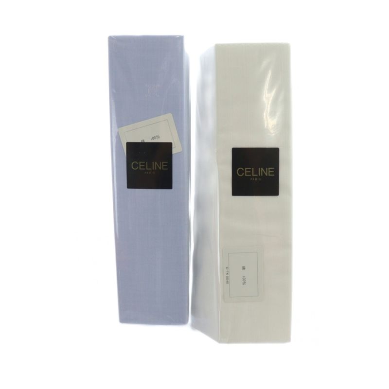Celine Fabric For Shirts Logo Cotton White Blue - GY11 MQ