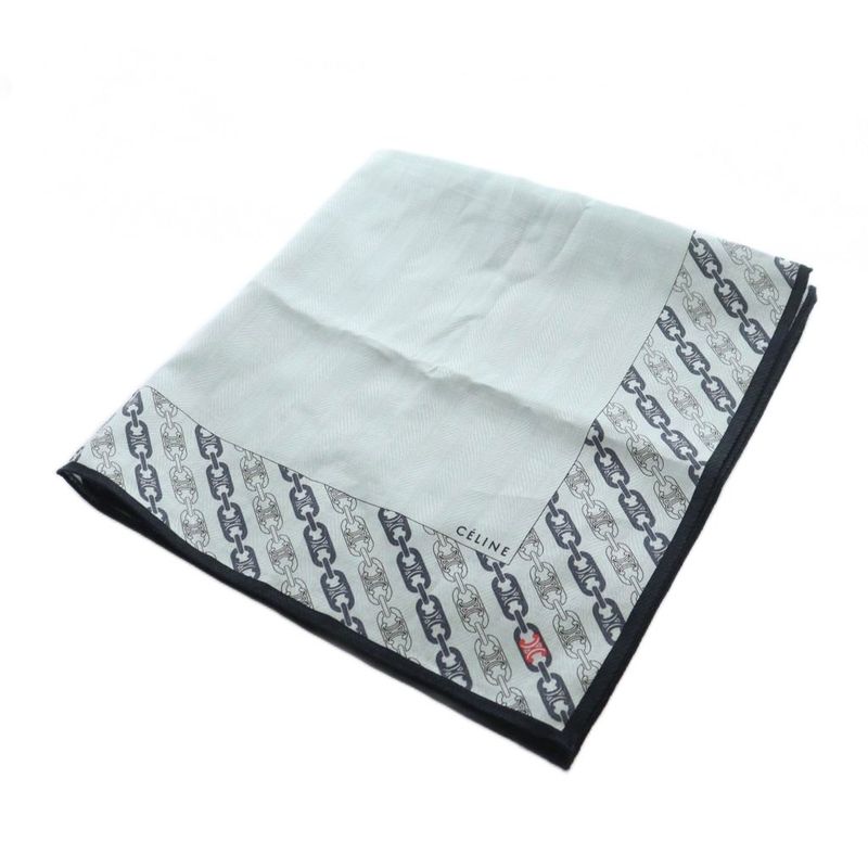 Celine Scarf Shawl Logo Total Gray - GY11 MQ