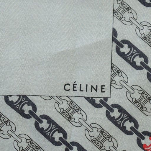 Celine Scarf Shawl Logo Total Gray - GY11 MQ