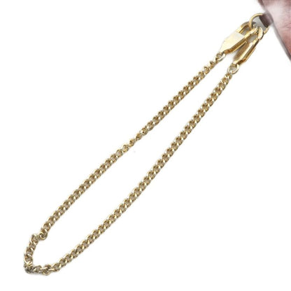 Cartier Must Line Pouch Small Bag Leather With Chain Logo Gold Hardware