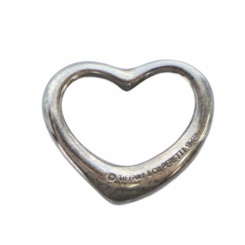 Tiffany & Co Tiffany & CO Open Heart Necklace Top Only Accessory Silver925