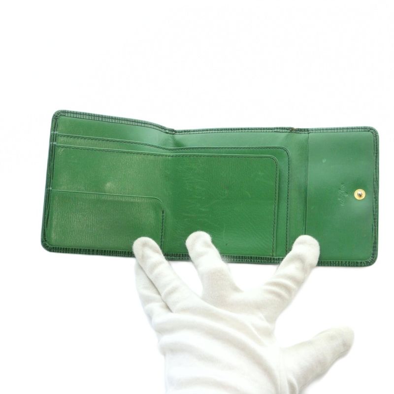 Louis Vuitton Epi Porte Monet Vieux Carte Cles Di M63482 Fold Wallet W Button