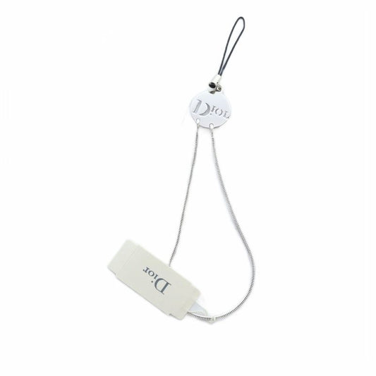Christian DIOR Lanyard Charm Key Holder Logo Silver Color - GY18 MQ - OH