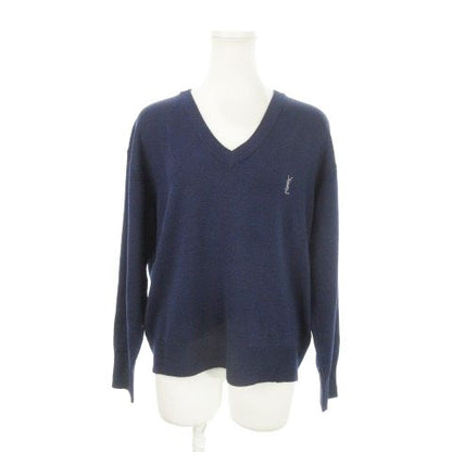 Yves Saint Laurent YVES Saint Laurent Pour Homme Knitted Sweater V-neck Long