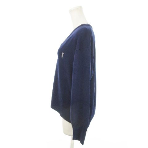 Yves Saint Laurent YVES Saint Laurent Pour Homme Knitted Sweater V-neck Long