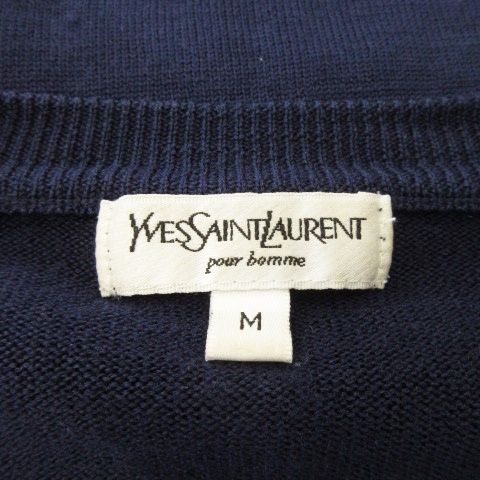 Yves Saint Laurent YVES Saint Laurent Pour Homme Knitted Sweater V-neck Long