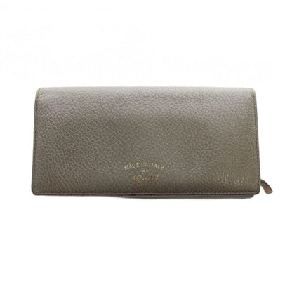 Gucci Long Wallet Leather Logo Brown - GY18 MQ