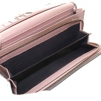 Gucci Long Wallet Leather Logo Brown - GY18 MQ