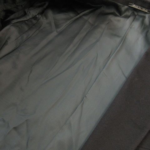 Fendi CLUB Tailored Jacket Bleather Melton Fully Lined Navy AO3 - GY18