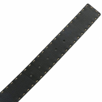 Fendi Belt Dove Leather Stitching 90 36 Black XZ - GY19