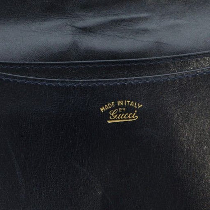 Gucci Long Wallet Leather Logo Sherry Line Black - GY18 MQ - OH