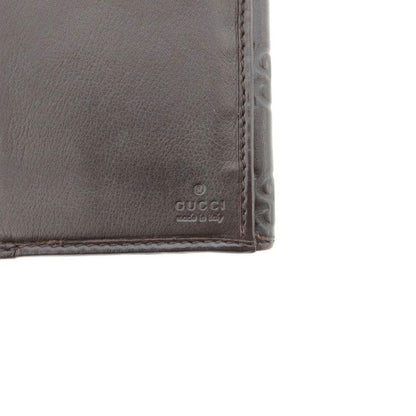 Gucci 256933 W Hook Guccissima Foldable Long Wallet With Coin Purse Leather