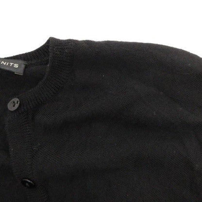Balenciaga Vintage Cardigan Knit Long Sleeve Light Hand Wool 38 B Logo Embroider