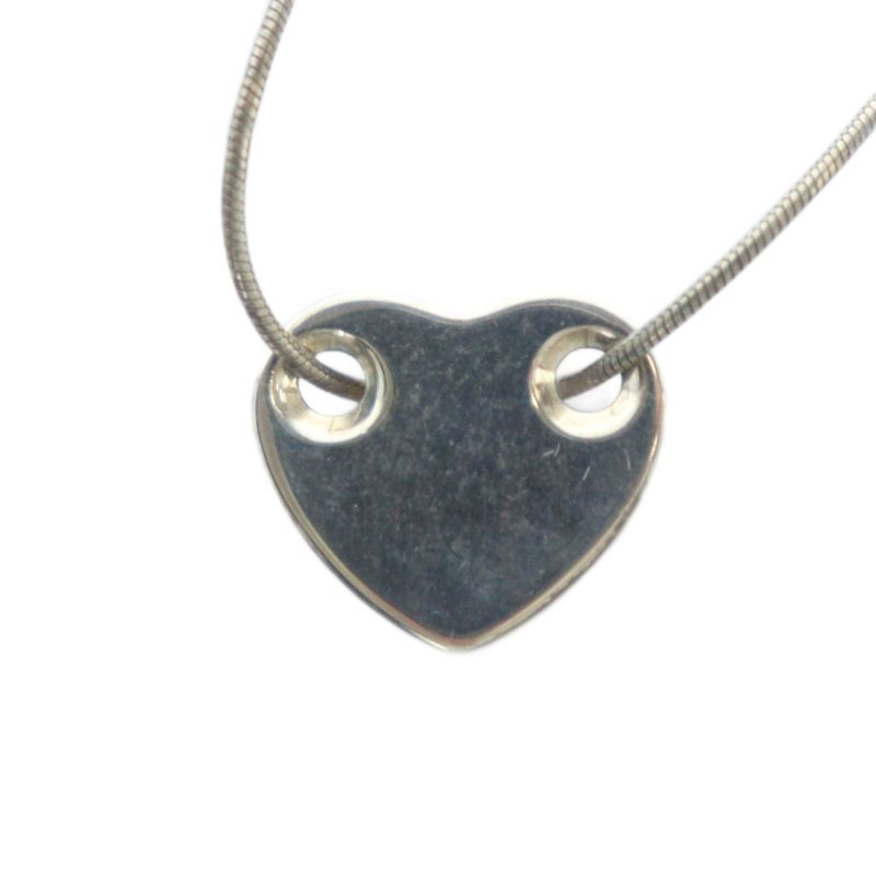 Tiffany & Co Tiffany & CO Heart Plate Necklace Snake Chain Accessory Pendant