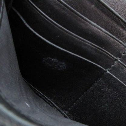 Gucci Shimmer Long Wallet Signature Leather Genuine Leather Black 309760-2067