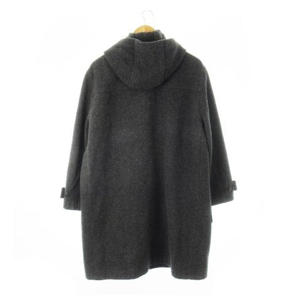 Yves Saint Laurent Vintage Duffle Coat Long Hood Wool 160 Charcoal Gray