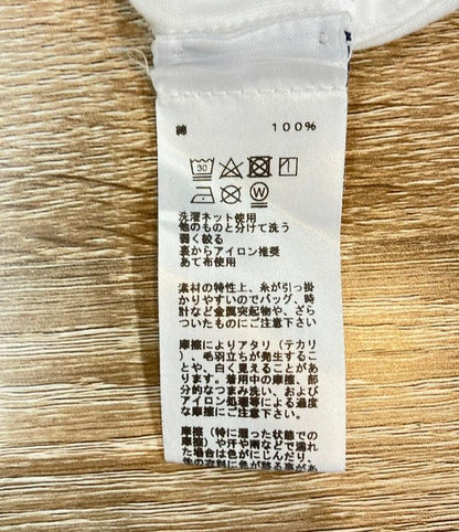 Hermes Short Sleeve T-shirt 3D Stitch Embroidery Print Men's SIZE XL Hermes