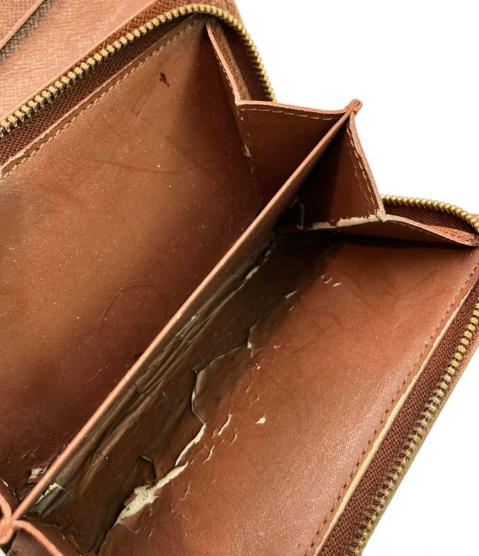 Louis Vuitton Monogram Porte Monet Bier Trésor M61730 Women's Louis Vuitton