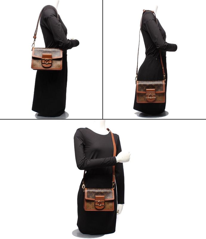 Louis Vuitton Shoulder Bag Shoulder Crossbody Dauphine MINI Monogram Reverse