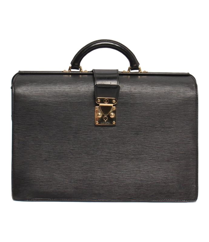 Louis Vuitton Business Bag Briefcase Epi Serviette Fermoire M54352 Men's Louis