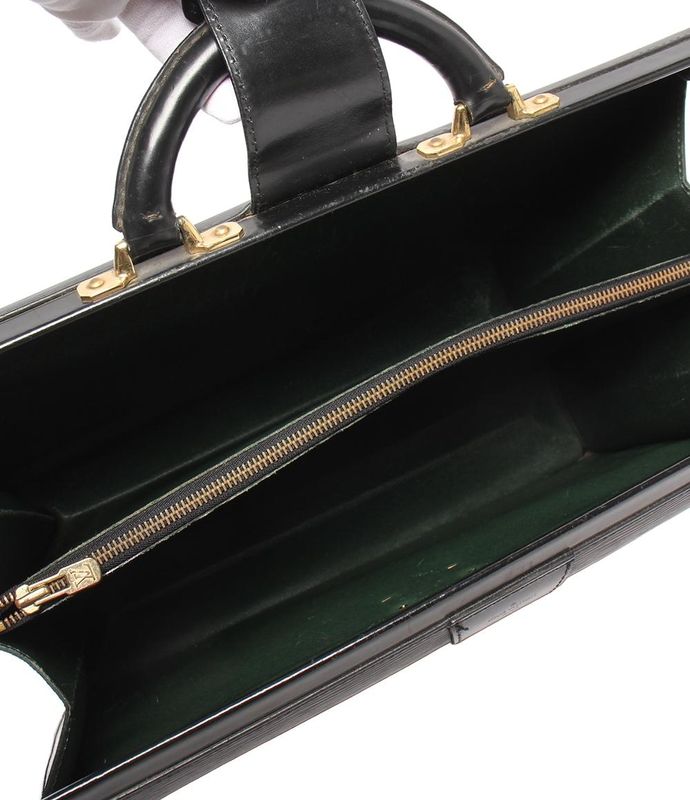 Louis Vuitton Business Bag Briefcase Epi Serviette Fermoire M54352 Men's Louis
