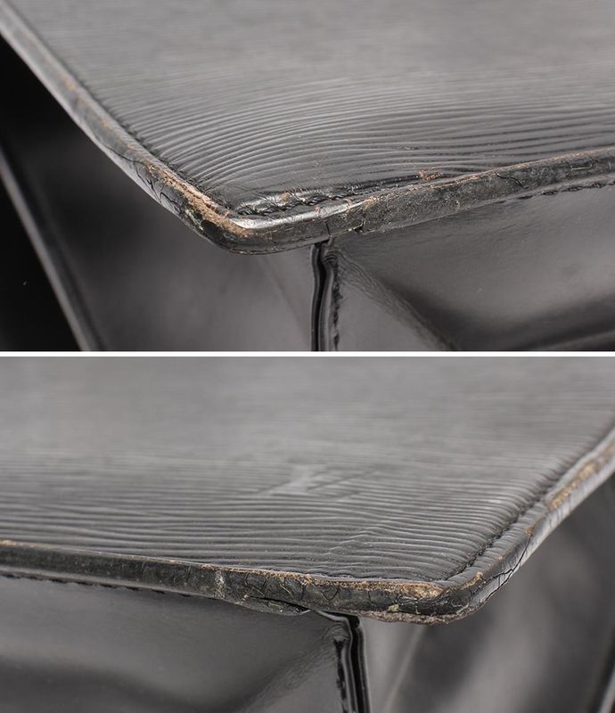 Louis Vuitton Business Bag Briefcase Epi Serviette Fermoire M54352 Men's Louis